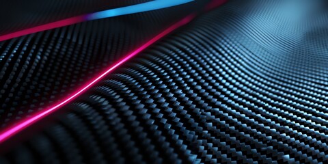 a carbon fiber background with one blue and one pink line, 2:1, banner website, ads banner, landing page, industrial carbon wallpaper