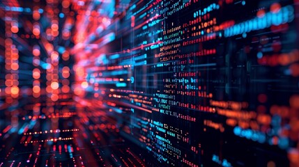 programming and code development abstract bright wallpaper