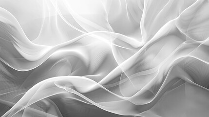 Wall Mural - elegant abstract background in light and space style with achromatic colors