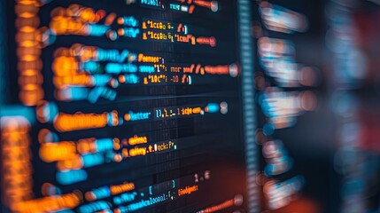 programming and code development abstract bright wallpaper