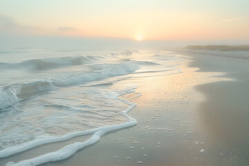 sunset on the beach