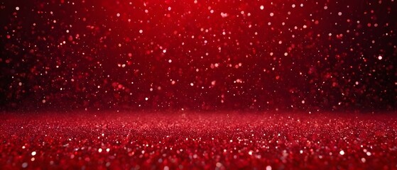 Wall Mural - Brilliant red particles background image
