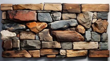 Poster - stone wall background