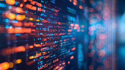 programming and code development abstract bright wallpaper