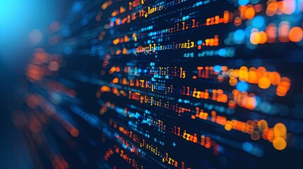 programming and code development abstract bright wallpaper