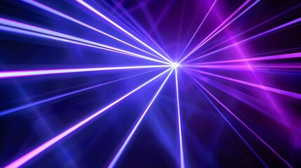Wall Mural - Abstract Purple and Blue Laser Light Show