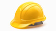 © SKT Studio - A yellow safety helmet isolated on a white background, symbolizing safety for workers involved in general labor tasks.