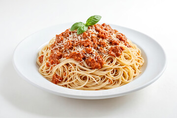 Wall Mural - Spaghetti with Meat Sauce and Parmesan Cheese