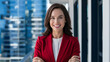 © Zenith - A portrait of a business/office woman/lady smiling - Generative AI