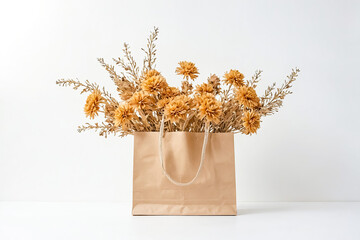 Sticker - Dried Flowers in a Paper Bag