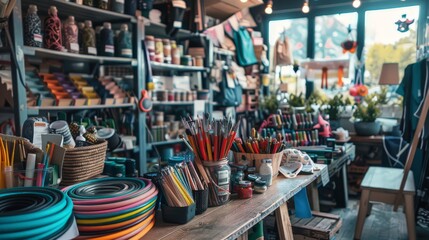 Shopping for hobbies and crafts supplies can inspire creativity and new projects.
