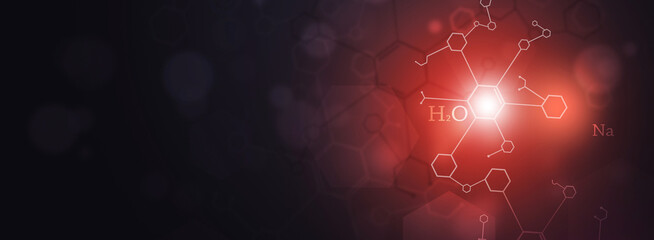 Wall Mural - modern science banner