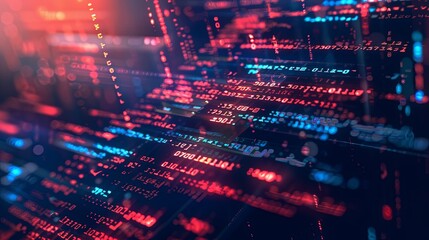 programming and code development abstract bright wallpaper
