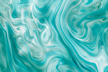 Wall Mural - The   is a blue and white swirl with a lot of movement