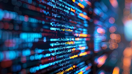 programming and code development abstract bright wallpaper