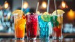 © Ege - Colorful cocktails background