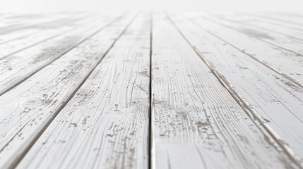 Poster - White wooden floor background for design with copy space high resolution for website or wallpaper