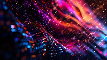 programming and code development abstract bright wallpaper