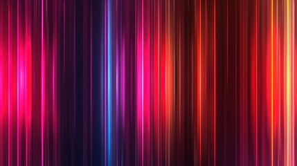 Wall Mural - A colorful, multi-colored stripe of light is displayed