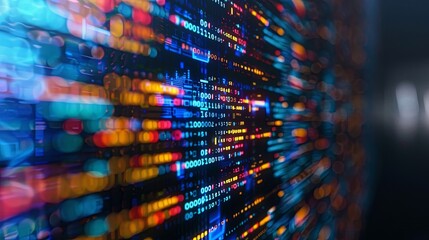 programming and code development abstract bright wallpaper