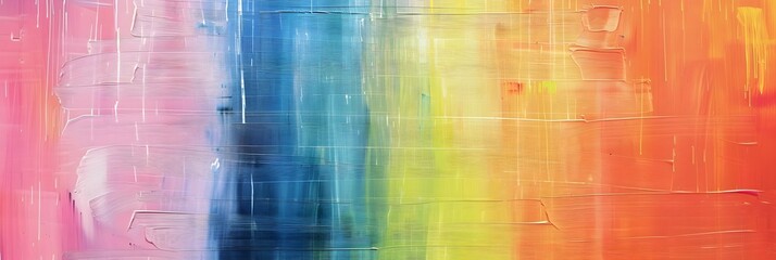 Poster - Vibrant Landscape of Fluid Color and Texture