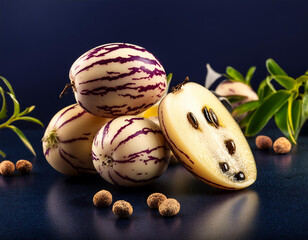 Poster - Pepino melon fruit isolated on white background
