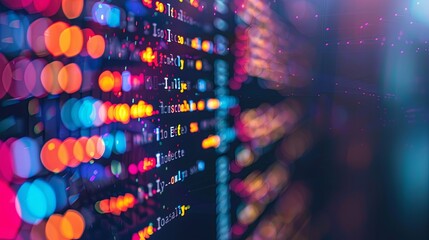 programming and code development abstract bright wallpaper