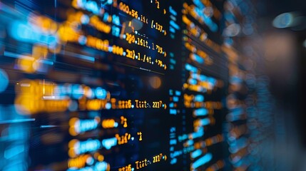 programming and code development abstract bright wallpaper