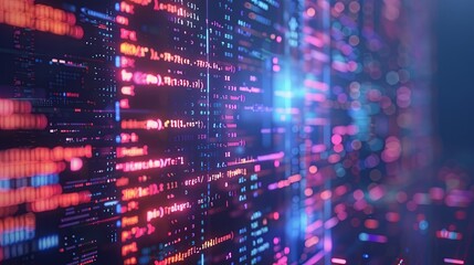 programming and code development abstract bright wallpaper