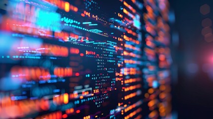 programming and code development abstract bright wallpaper