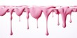 © ORG - Pink dripping on white background