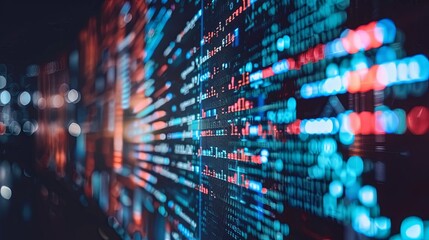 programming and code development abstract bright wallpaper