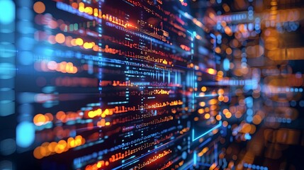 programming and code development abstract bright wallpaper