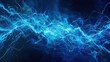 © Bijac - abstract electric blue texture with glowing energy lines futuristic techno background digital illustration