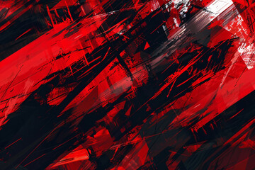 Wall Mural - Abstract digital art background with glitch effect and dark red color, perfect for a modern design project. 