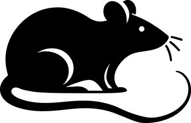 Poster - Rat Silhouette