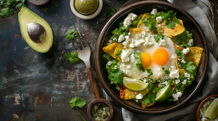 Wall Mural - Traditional Mexican Green Pozole with Chicken and Hominy