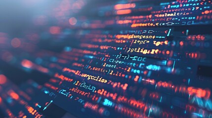 programming and code development abstract bright wallpaper