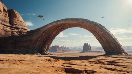 beautiful image of orange mountain in the desert of Bolivia and Chile