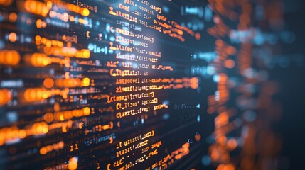 programming and code development abstract bright wallpaper