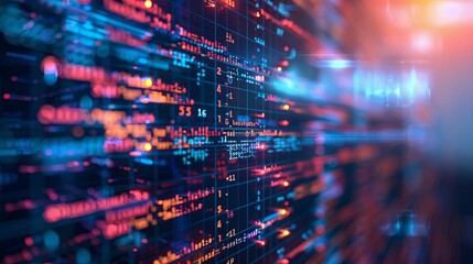 programming and code development abstract bright wallpaper