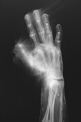Wall Mural - Ghostly X-ray style image of a hand 