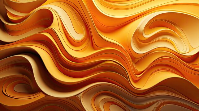 Three dimensional render of wavy pattern. waves abstract background texture