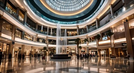 Canvas Print - Dubai modern mall.