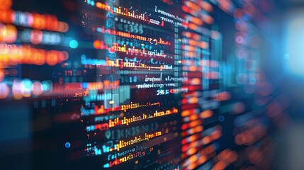 programming and code development abstract bright wallpaper