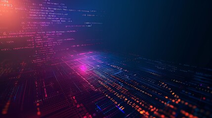 programming and code development abstract bright wallpaper