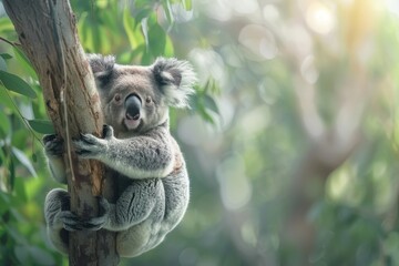 koala in the wild Generative AI