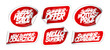 © LP Design - Summer mega sale, summer offer, new summer collection - advertising stickers set