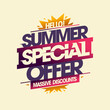 © LP Design - Summer special offer advertising web banner template
