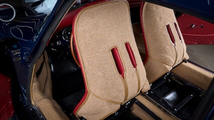 Canvas Print - Front seats of a car